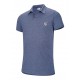 Polo da Golf Uomo Maniche Corte Melange. Abbigliamento.golf