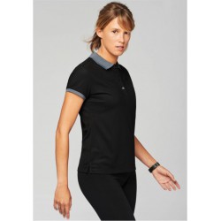 POLO DONNA PIQUE' TECNICA BICOLORE